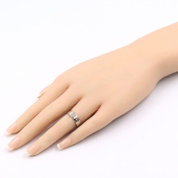 Cartier Paris 18K White Gold Love Ring Cartier Ring Love Ring 18K White Gold